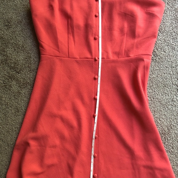 SOLD: Mine Pink Scalloped Neck Mini Short Dress - L - Picture 5 of 9